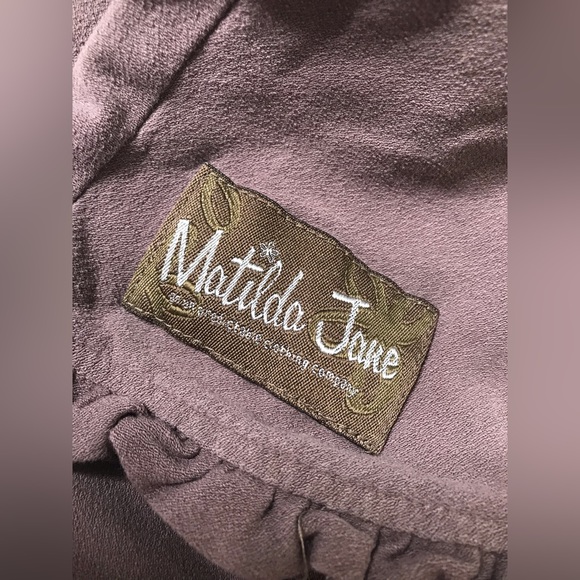 Girl’s Matilda Jane Size 8 Brown Light Jacket Robe Coverup - Picture 6 of 9